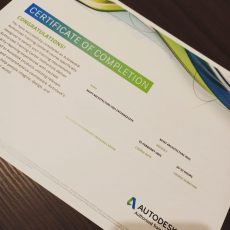 Certyfikat Autodesk